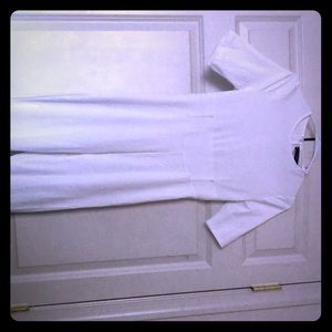 A white corset jumpsuit